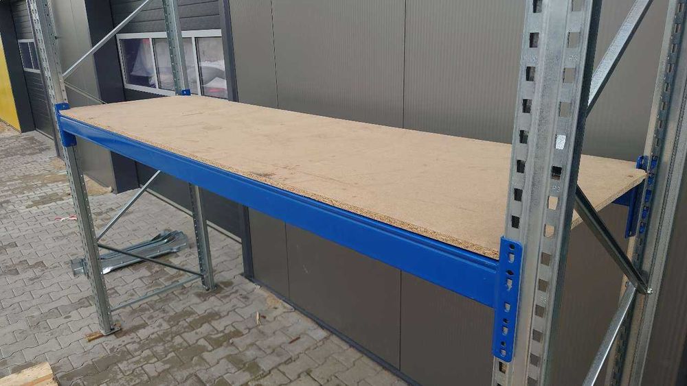 Regał półkowy magazynowy przemysłowy 270cm 2,7m wysokość 3m BITO