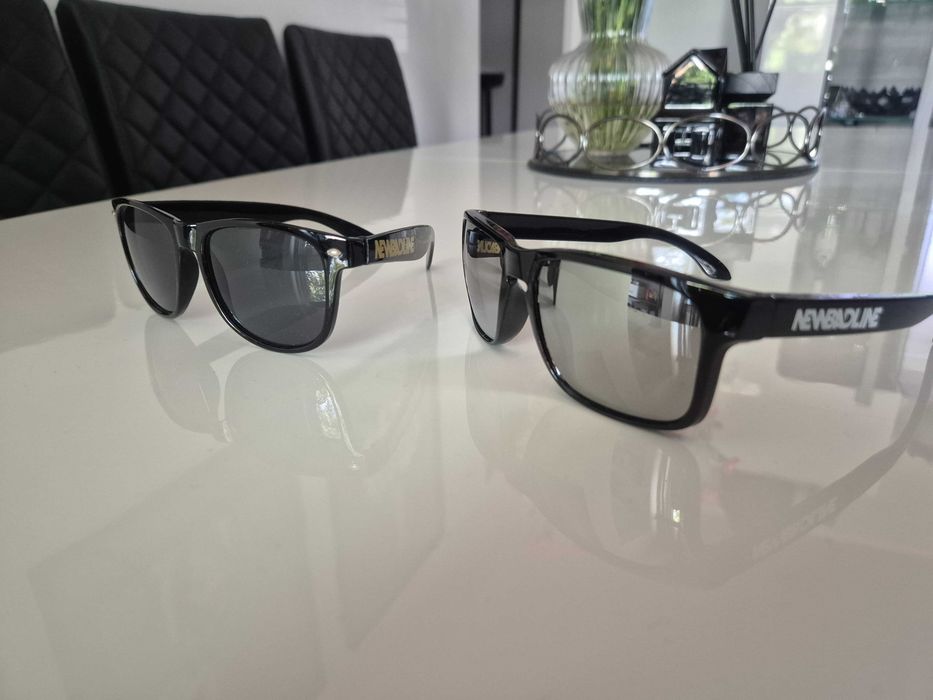Okulary przeciwsłoneczne NEW BAD LINE lato hip hop czarne