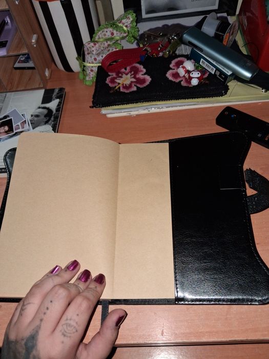 Caderno diário brilhante