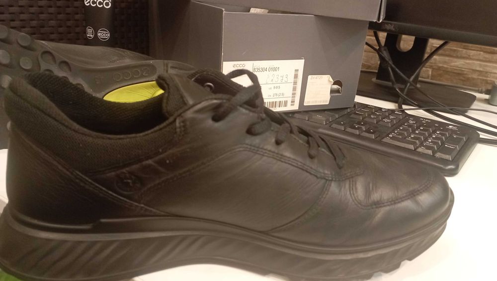 Чоловічі шкіряні кросівки ECCO Exostride Goretex. Оригінал. Р 43.