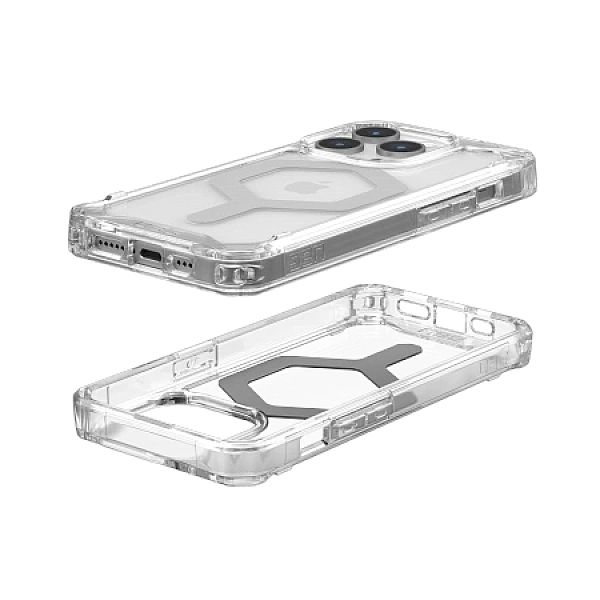 Etui UAG Plyo MagSafe do iPhone 15 Pro - przezroczysto-srebrne