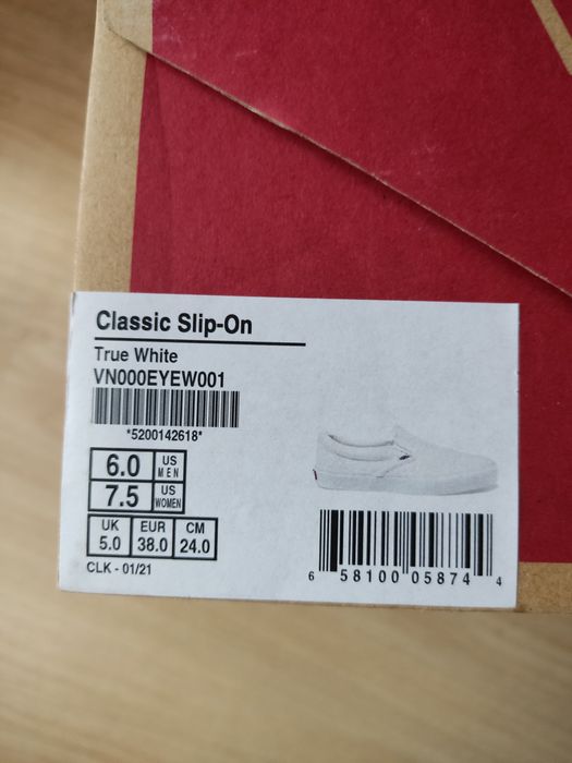 Trampki Vans classic slip on