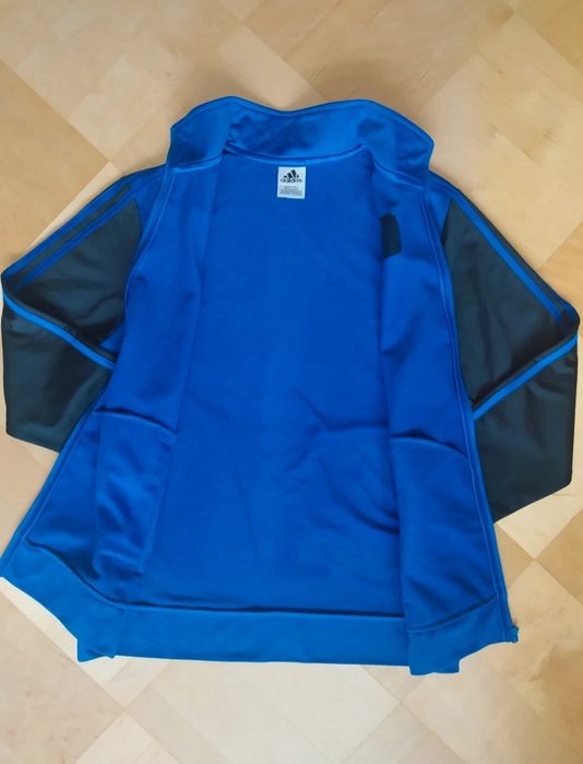 Nowa bluza Adidas L niebieska chabrowa 100% poliester damska