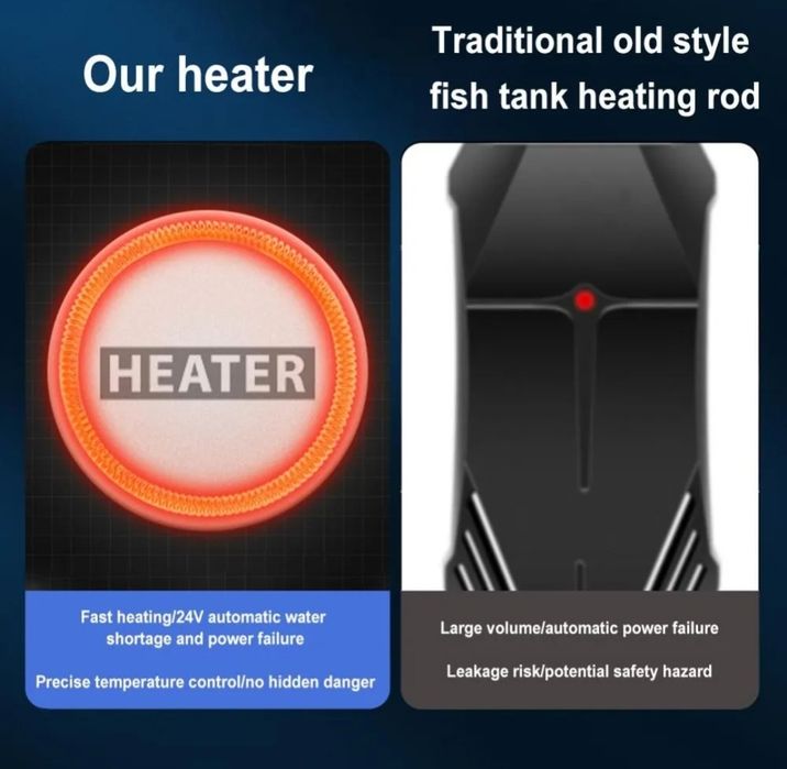 Termóstato para aquários até 2 lt de grande precisão. 5w