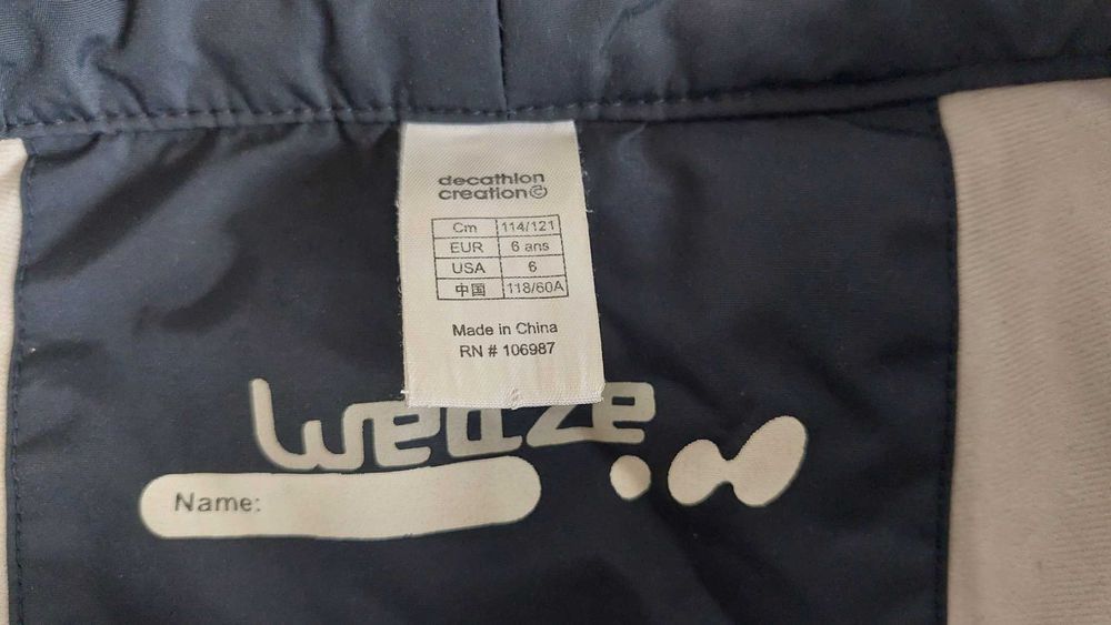 Komplet zimowy dla dziecka spodnie plus kurtka