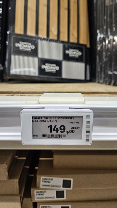 Panele ścienne 3D Lamele na filcu Natural Dąb 270x28,5 - 7 lameli