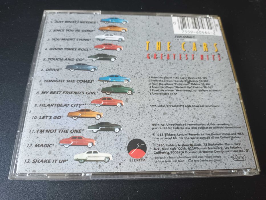 The Cars - Greatest Hits (1985)