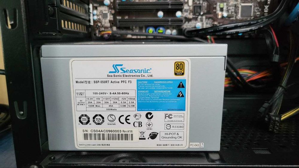 Системний блок Z68A | i5-2500K | DDR3 2x4Gb | БП SeaSonic SSP-550RT