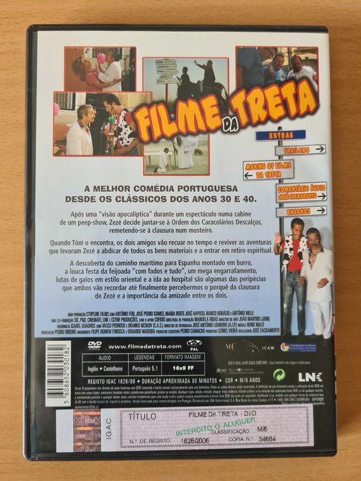 Filme português em DVD "Filme da Treta"