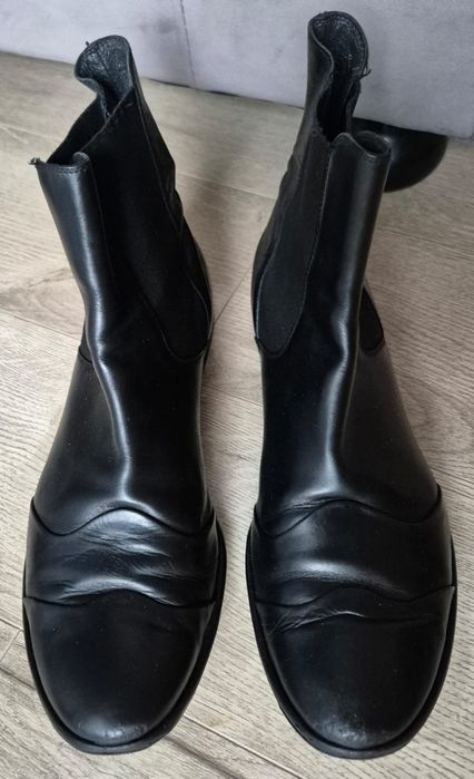 Sztyblety botki kozaczki Gino Rossi r. 39 ze skóry glamour