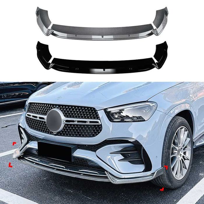 Сплиттер Mercedes GLE Coupe W167 C167 диффузор спойлер губа сплiтер