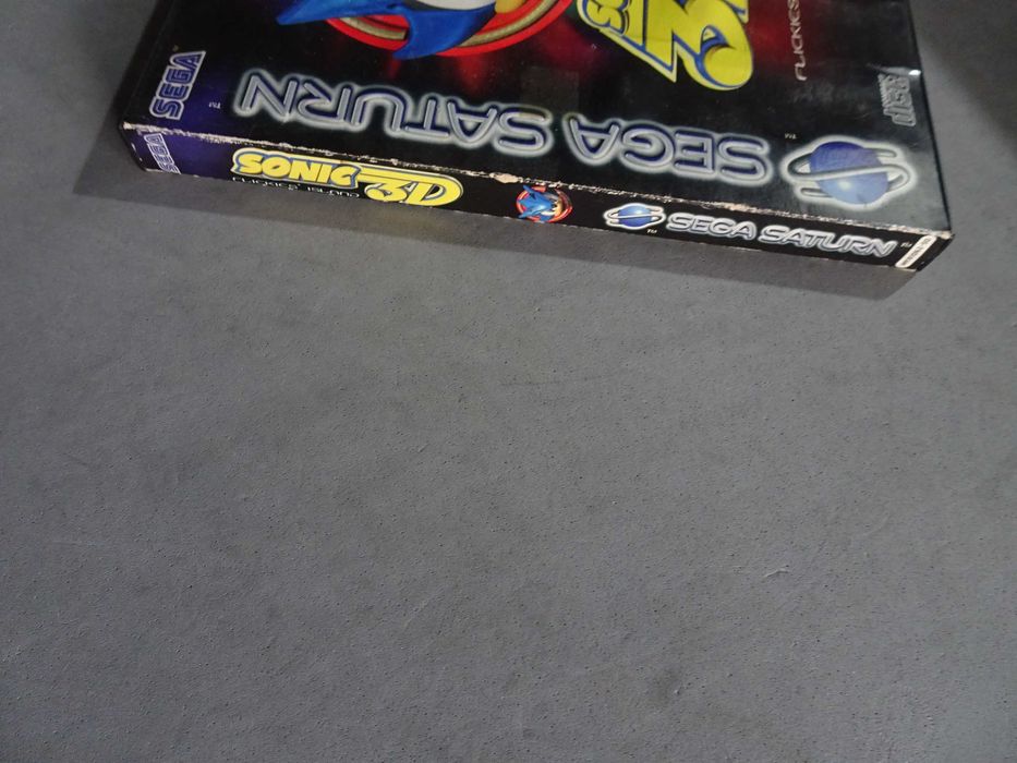 Jogo Sega Saturn - Sonic 3D (caixa vazia)