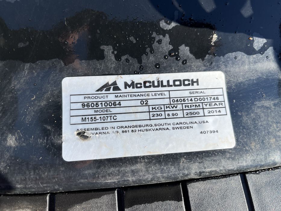 Traktorek Kosiarka Mcculloch M155-107 TC