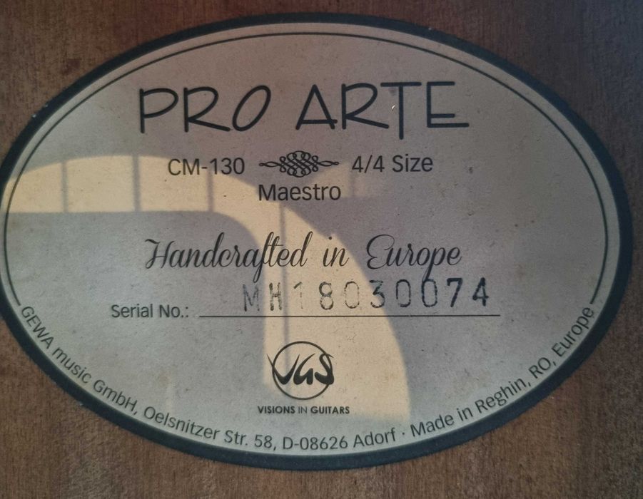 Gitara PRO ARTE CM-130 z pokrowcem