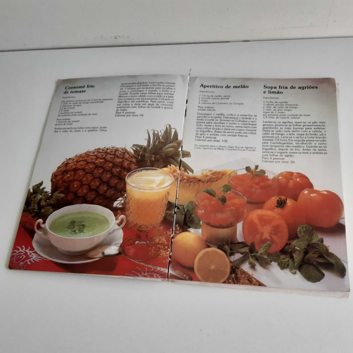 Livro Moulinex Em Forma com Frutas e Verduras