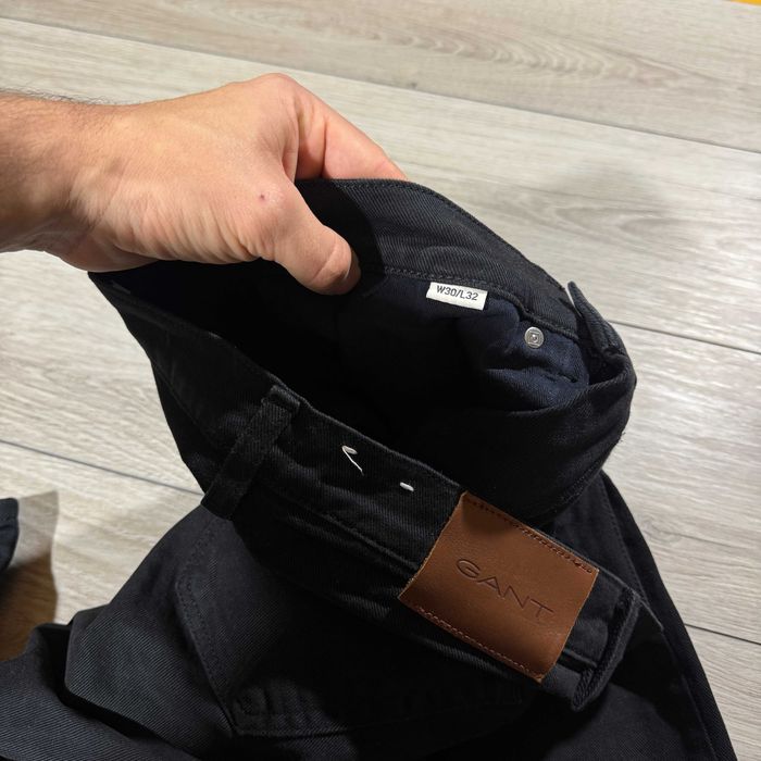 Джинси Гант GANT Regular Fit Black Denim, розмір W30/L32