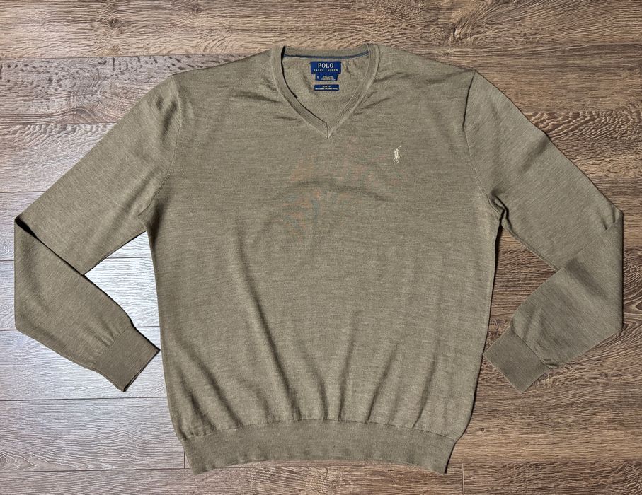 Шерстяной полувер Polo Ralph Lauren.