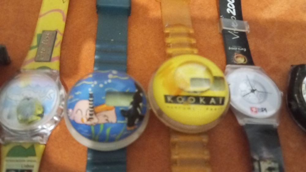 Relógios vários venda conjunta ou unitária preço por unidade