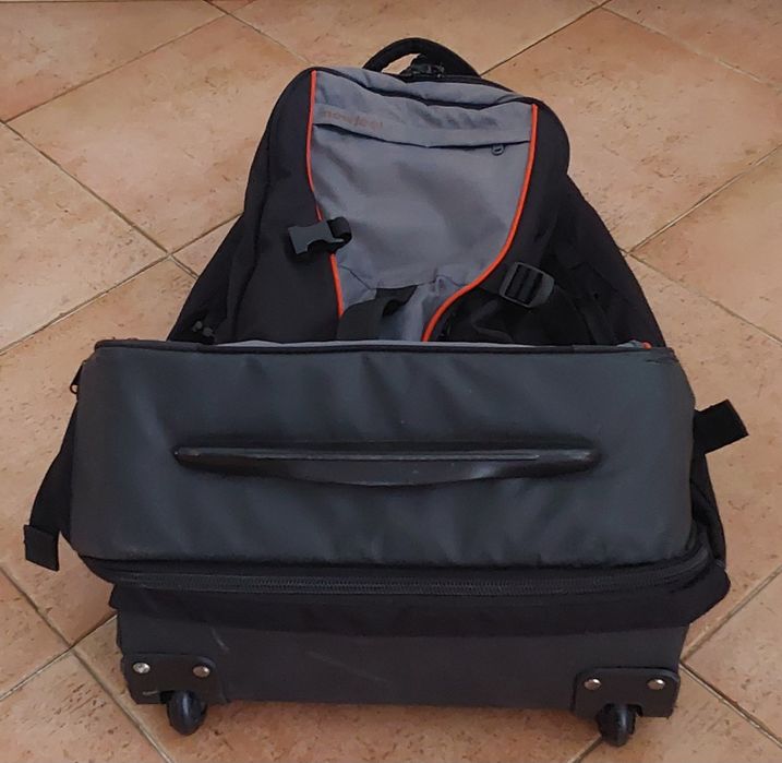 MOCHILA E MALA VIAGEM 2 EM 1. Casa,Viagens,Mudanças, Campismo,Quarto.