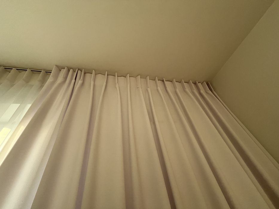 Białe zasłony 2 sztuki