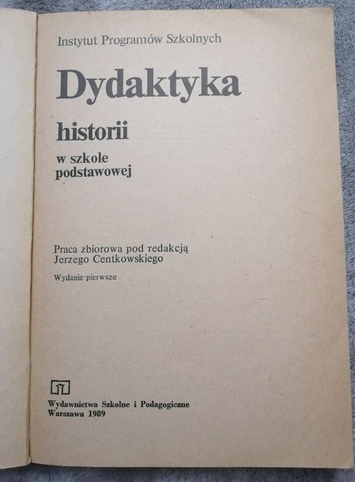 Dydaktyka historii w szkole podstawowej