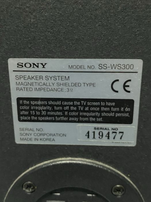 Sistema de Som Surround Sony
