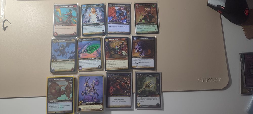Conjunto cartas wow - Baixa de Preço!