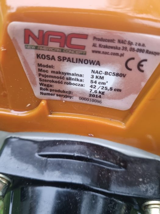 Kosa spalinowa NAC