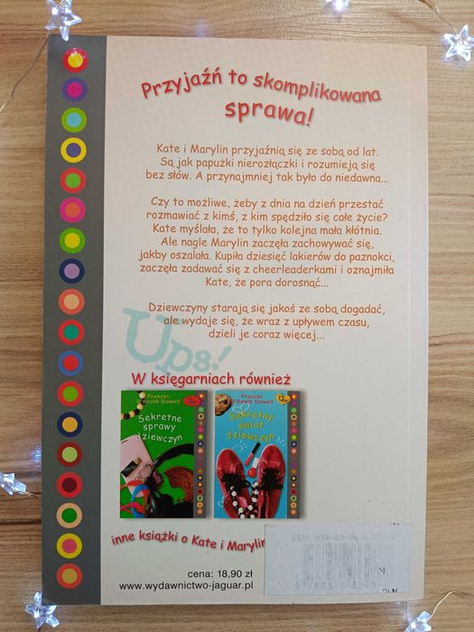 Sekretny język świat sprawy dziewczyn_Frances O'Roark Dowell_12+