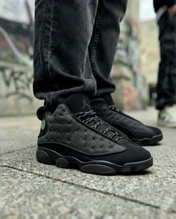 Чоловічі кросівки Nike Air Jordan 13 "Retro Black Cat" Розміри 41-45