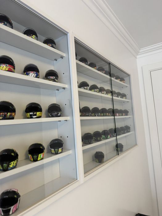 Vitrine Inter Link Madeira e Vidro