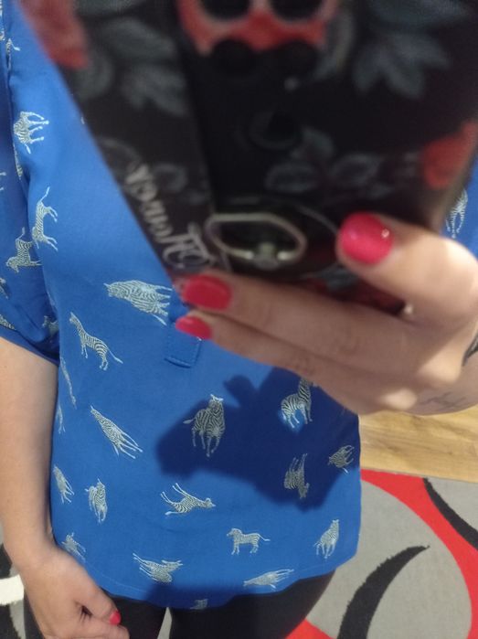Bluzka koszula zebry przewiewna