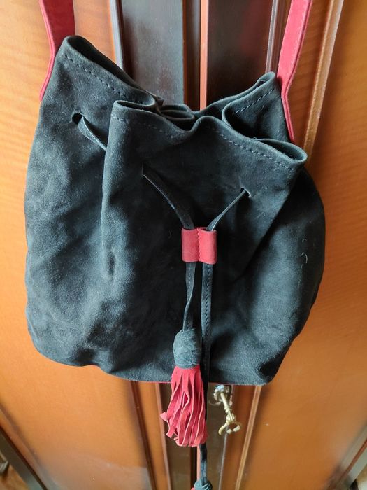 Продам замшевую сумку