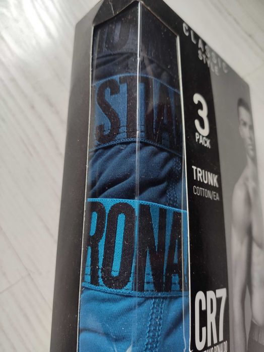 Труси боксерки Cristiano Ronaldo CR7 3-PACK Кріштіану Роналду розмір L