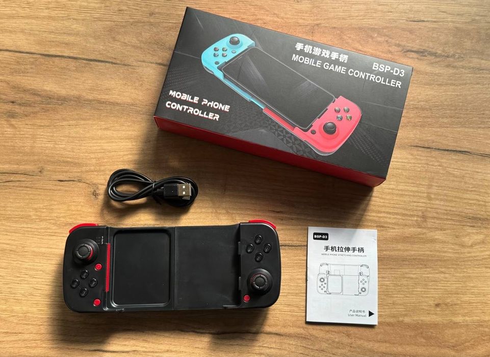Бездротовий геймпад-тригер для телефону з USB та Bluetooth