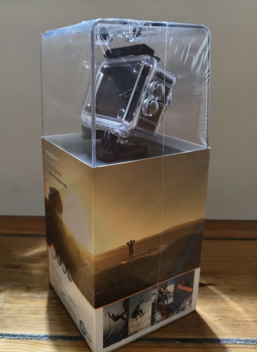 Câmera de Ação Nedis  – Nova e Selada