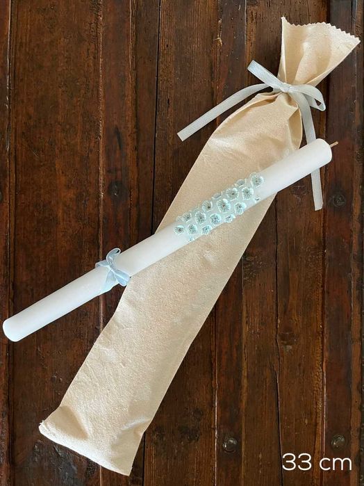 Baptism Candle with Customized Bag Gift64552037803395123