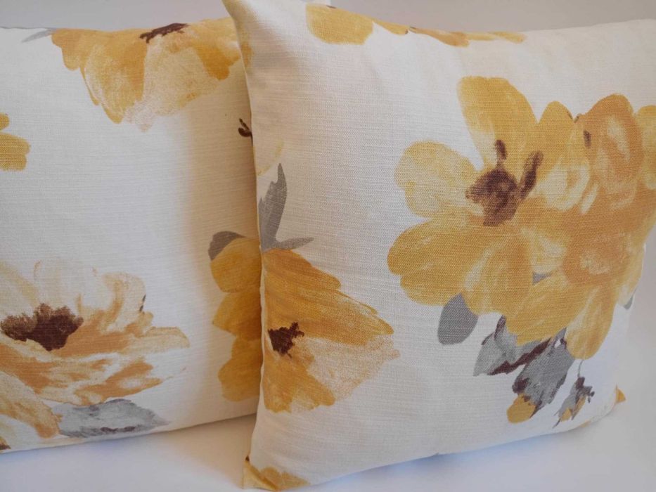 PODUSZKI DEKORACYJNE zestaw 2 szt RĘKIDZIEŁO 100% bawełna wymiar 40x40