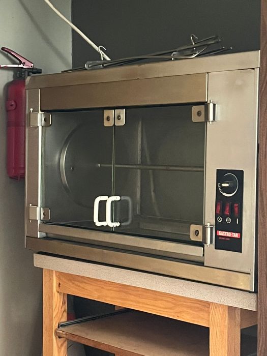 Rożno obrotowe do kurczaków - grill elektryczny