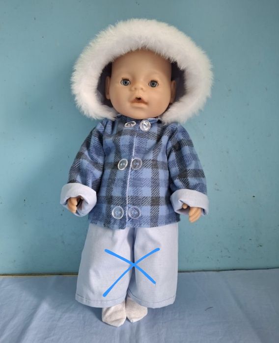 Одежда на пупса 36-43 см baby love, reborn, baby born, реборн беби лав