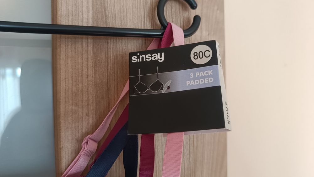 3 pak biustonoszy staników