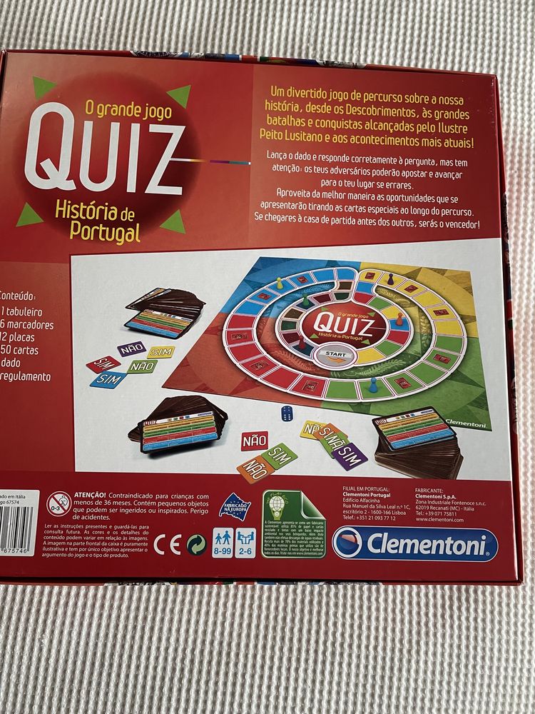 O grande jogo Quiz História de Portugal - Jogo de Tabuleiro Carnaxide E  Queijas • OLX Portugal