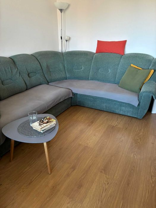 Kanapa narożna z fotelem