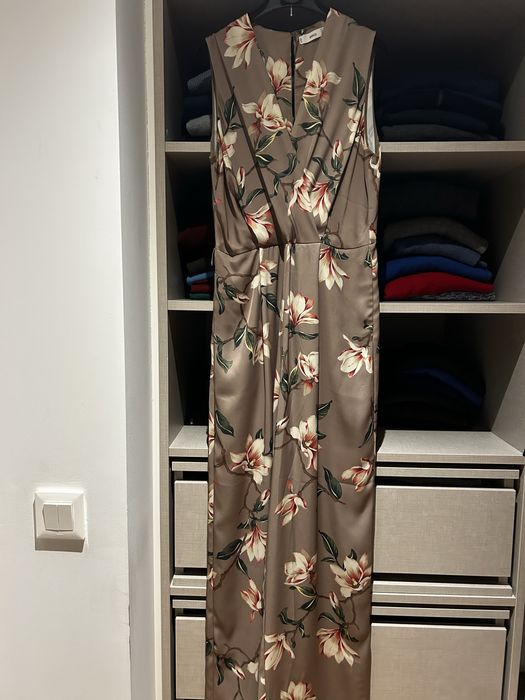 Macacão Floral Elegante Mango {Pouco Usado)