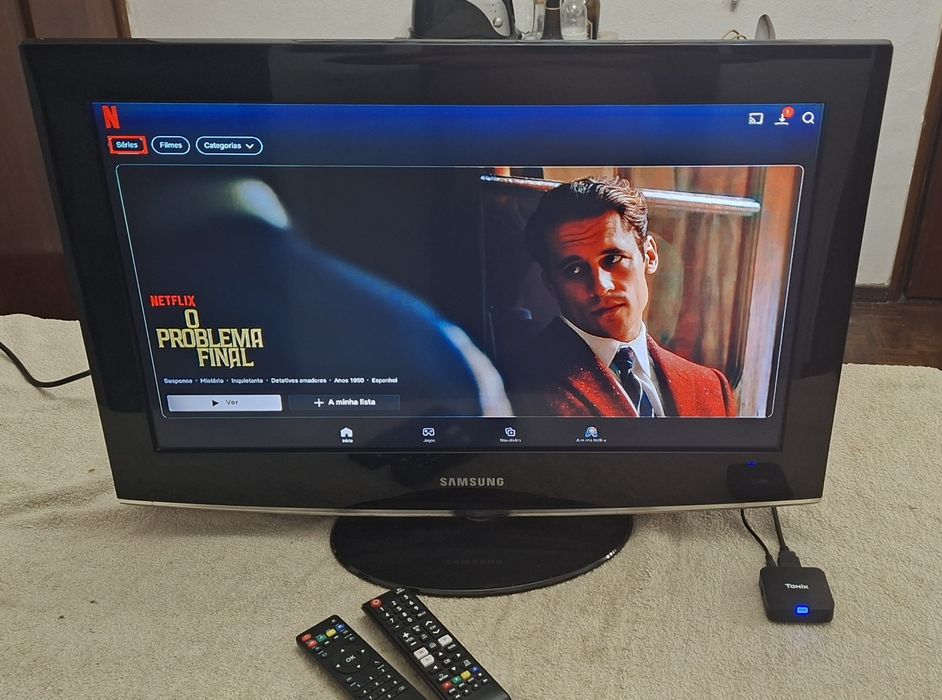 Tv samsung 26 polegadas+ box android