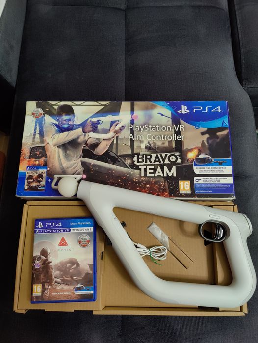 Karabin Aim controller vr + gra FARPOINT.  PS5 ps4