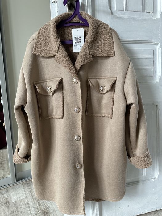 Płaszcz kurtka koszulowa misiu