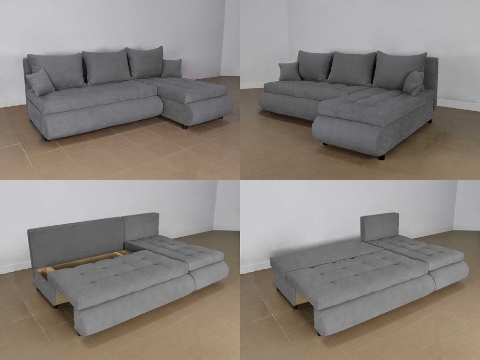 Narożnik z funkcją spania Nela / Różne kolory / Raty / SZYBKA DOSTAWA!