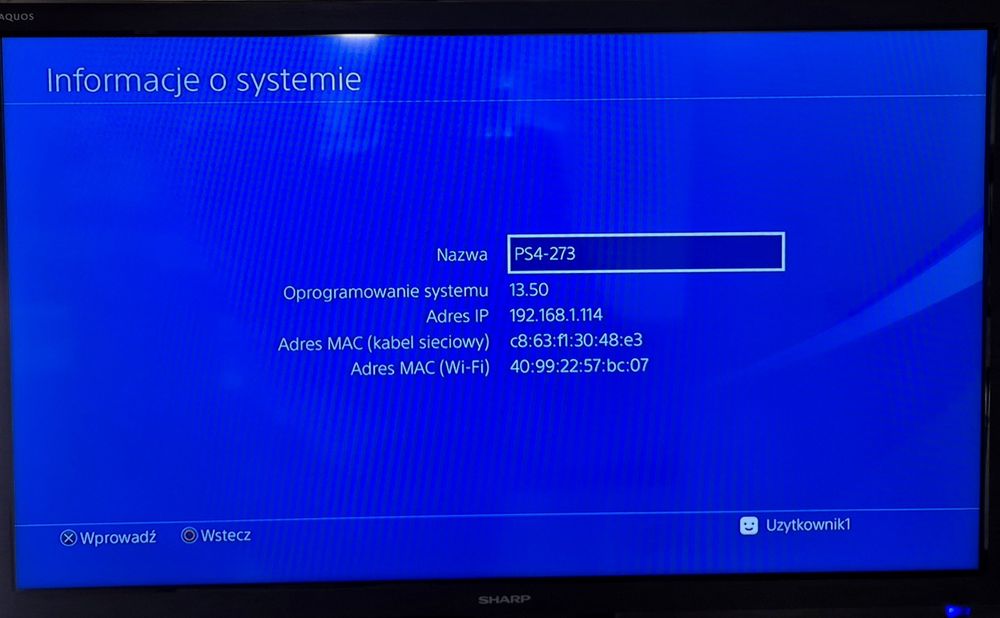 Konsola SONY PS4 1 TB + 1 pad, Komis Jasło Czackiego