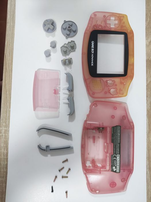 Shell original game Boy advance pink